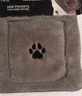 London Fog Pet Collection Luxury Dog Pet Drying Towel Gray 31    X 13    Nwt