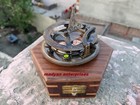 Brass Compass Marine Nautical Sundial West London Compass With Antique Wood Box