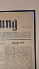 Framed Wwii German Newspaper K  lnische Zeitung Battle Of Stalingrad 1942 Print