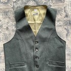 Vtg Angels Flight Tobias Kotzin Vest Men 38r Wool Gabardine Waistcoat Disco 70s