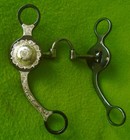 Greg Darnall Gorgeous Hand Engraved Sterling Silver Overlay Correction Show Bit