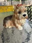 Adorable Vintage Japan Norcrest Yorkie Yorkshire Terrier Figurine