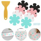 20 40 80x Non-slip Flower Safety Treads Applique Stickers Bath Strips Tub Shower