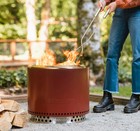 Solo Stove Bonfire 2 0 Color   Stand Bundle   Removable Ash Pan - Mulberry