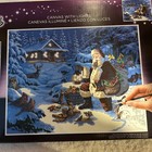 Plaid Creates Luminosity Paint By Number Kit 22065 Christmas Santa animals 14x11