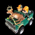 Gemmy Deer Hunters Bobbleheads Musical Jeep Plays Sweet Home Alabama Low Rider