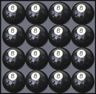 Pool Balls - 16 Piece Cue Ball Set For Pool Table And Display - 2 1 4 Inch  6