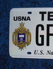 Texas U s  Naval Academy License Plate Navy Usna