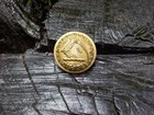 Old Rare Vintage Antique Civil War Massachusetts Coat Button Loaded With Gold