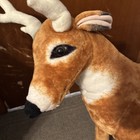 Melissa   Doug - Deer Buck Jumbo Plush - 36  Tall - Stuffed Lifelike Standing