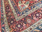 7  6  X 11  5  Vintage Handmade Wool Medallion Oriental Bijar-style Rug