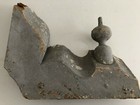 Pair Corbels Blue Grey Vtg Chippy Paint Architectural Salvage Brackets Victorian