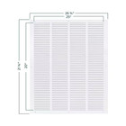20 In  X 25 In  Steel Return Air Grille