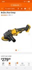 Dewalt Flexvolt 60v Max Cordless Brushless 4 5 In  To 6 In Angle Grinder New 