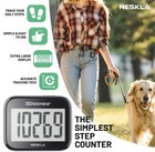 Neskla 3d Pedometer  Simple Step Counter With Large Lcd Display For Walking