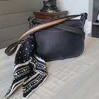 Coach X Disney Mickey Patricia Saddle Bag Crossbody Black Leather F59355 Nwt