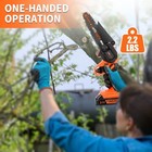 6  Mini Chainsaw With 2 Batteries 2 Chains  6-inch Cordless Handheld Chain Saw