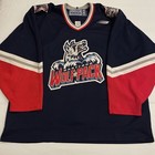 Bauer Authentic Hartford Wolf Pack 1998-99 Ahl Hockey Jersey Vintage Blue 56