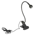 Rechargeable Led Book Light Clip-on Lamp Usb Flexible For Night Reading In Bed