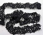 Vintage Antique Mourning Edwardian Victorian French Trim Lace 41  X 1-1 4  C17-2