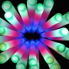 100 Pack Led Glow Sticks For Wedding  Bulk Foam Glow Sticks With 3 Modes