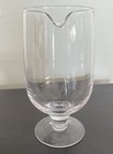 Vintage Martini Cocktail Pitcher With Stirrer Sleek Modernist Clear Glass