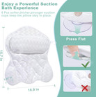 Bath Pillow For Tub bathtub Pillow bath Pillows For Tub Neck And Back Support 4d