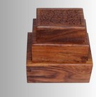 Keepsake Urn For Ashes  Wooden Urn Human Pet Ash Funeral Cremation Urn Large Fs