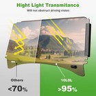 Tinted Golf Cart Windshield For Club Car Precedent 2004-up  Folding Down 
