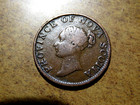 Nice 1843 Nova Scotia Half Penny Token 1 2 Penny  R2