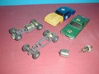 Eldon 1 32 Vintage Non-running Mustang Camaro Slot Car Lot For Parts Or Restore