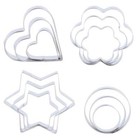 Cookie Mould Cookie Cutter 12pcs set Baking Cake Diy Stainless Steel Baking Mold
