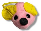 Vtg Russ Berrie Mealy 1976 Mouse Pink Yellow 6 5    Plush Stuffed Animal Rare