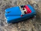 Vintage Schuco Radio Tin Wind Up 4012 Toy Car W music Box Blue- Vcg All Works 