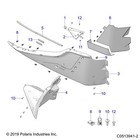 Polaris Splash Guard  Left  Genuine Oem Part 5454968  Qty 1