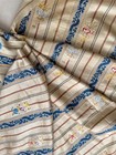 1 4yrds  2 8 Avail  Amazing Antique French Silk Cotton Fabric Early 1900   s Stri