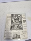 Antique Framed 1904 Davenport Iowa Malting Company Advertising Litho Print