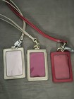 Coach Id Lanyard In Signature Canvas 3 Sold Sep  Please Indicate Which Color 