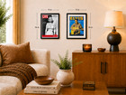 15  Discount Vintage Mid-century Fashion Wall Art Entire Magazine Framed