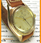 Rare Vintage 1930s Rolex Oyster Chronometer Original Dial Solid 14k Gold Case