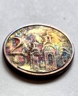 Yugoslav Coin 2 Dinara   Gra  anica Monastery   Eagle   Yugoslavia  2002