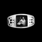 Wolf Ring     925 Sterling Silver     Navajo Handmade     Native American Jewelry