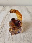 Kalifano Crystal Carving Snake Ball Wisdom Intuition Figurine Statue Cobra