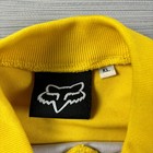 Fox Racing Shirt Youth Large Yellow Black Motocross Bmx Jersey Long Sleeve Mx