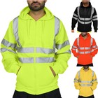 Man Sweatshirt Fashion High Visibility Mens Road Work Jacket Men s Reflective St