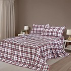  Flannel Sheets King Size Set - Soft   Comfy Deep Pocket Cotton Flannel 