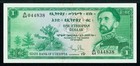 1961 Ethiopia One Dollar Banknote Emperor Haile Selassie P18 Uncirculated 67 Epq