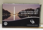 2019-s U s  Mint Silver Proof Set  10  Coins  no W Cent  W box   Coa