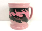 Harley Davidson Coffee Mug - Pink Black Glitter Flames