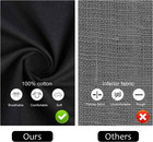 100  Cotton Cooking Apron Adjustable With Pocket Kitchen Bbq Chef Grill Smock